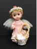 6" Cherub w/ Fiber Optic Wings And Baby Girl